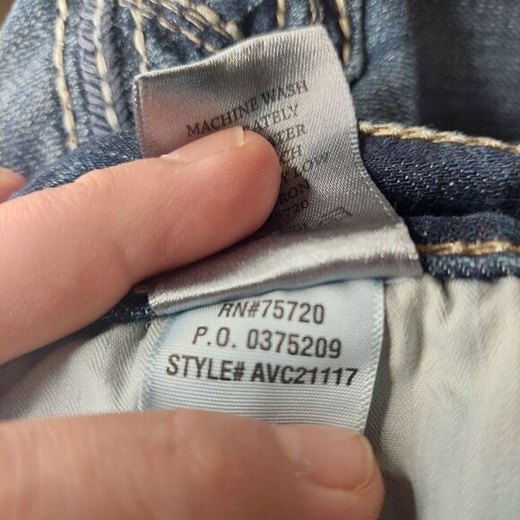 BKE Denim Aiden Bootleg Distressed Blue Jeans Men's Size 29/R - Picture 13 of 15